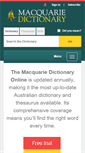 Mobile Screenshot of macquariedictionary.com.au
